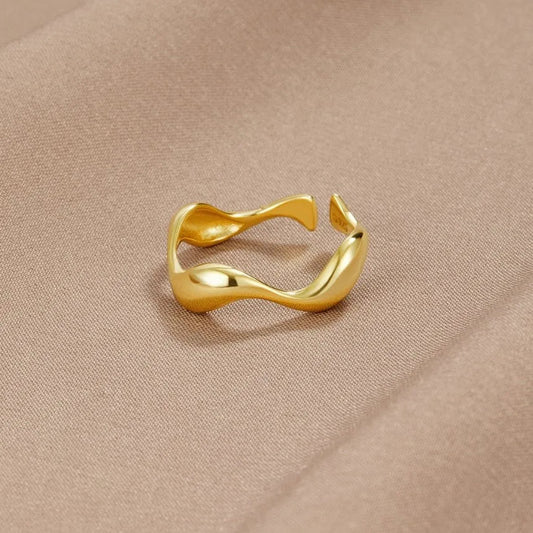anillo minimalista oceán Lirvon