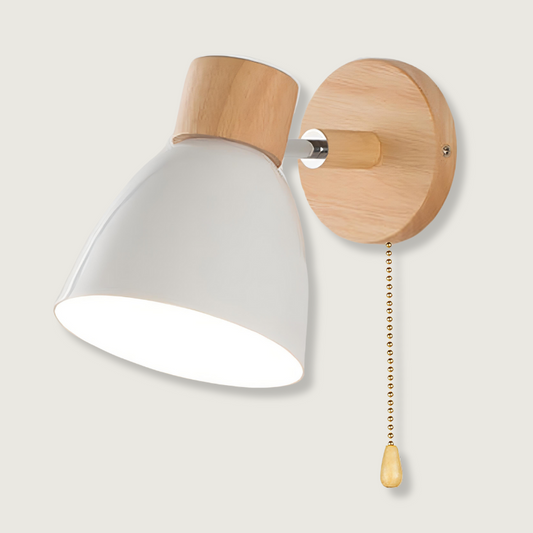 Nordycko – Lámpara de pared de madera con estilo escandinavo