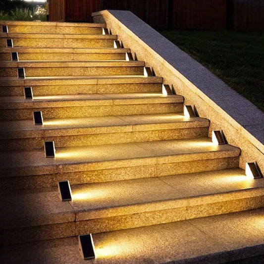 Luces Escalera Solar Exterior
