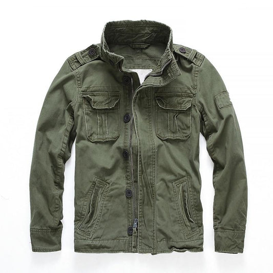 Chaqueta Militar de Algodón Darnel Hombre
